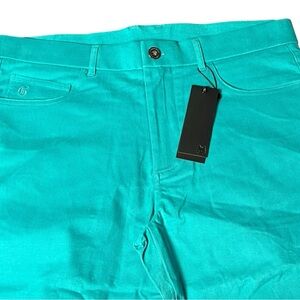 NWT Greyson Golf Pants Mens‎ 34x32 Armonk 5-Pocket Trouser Rabbit Foot Teal